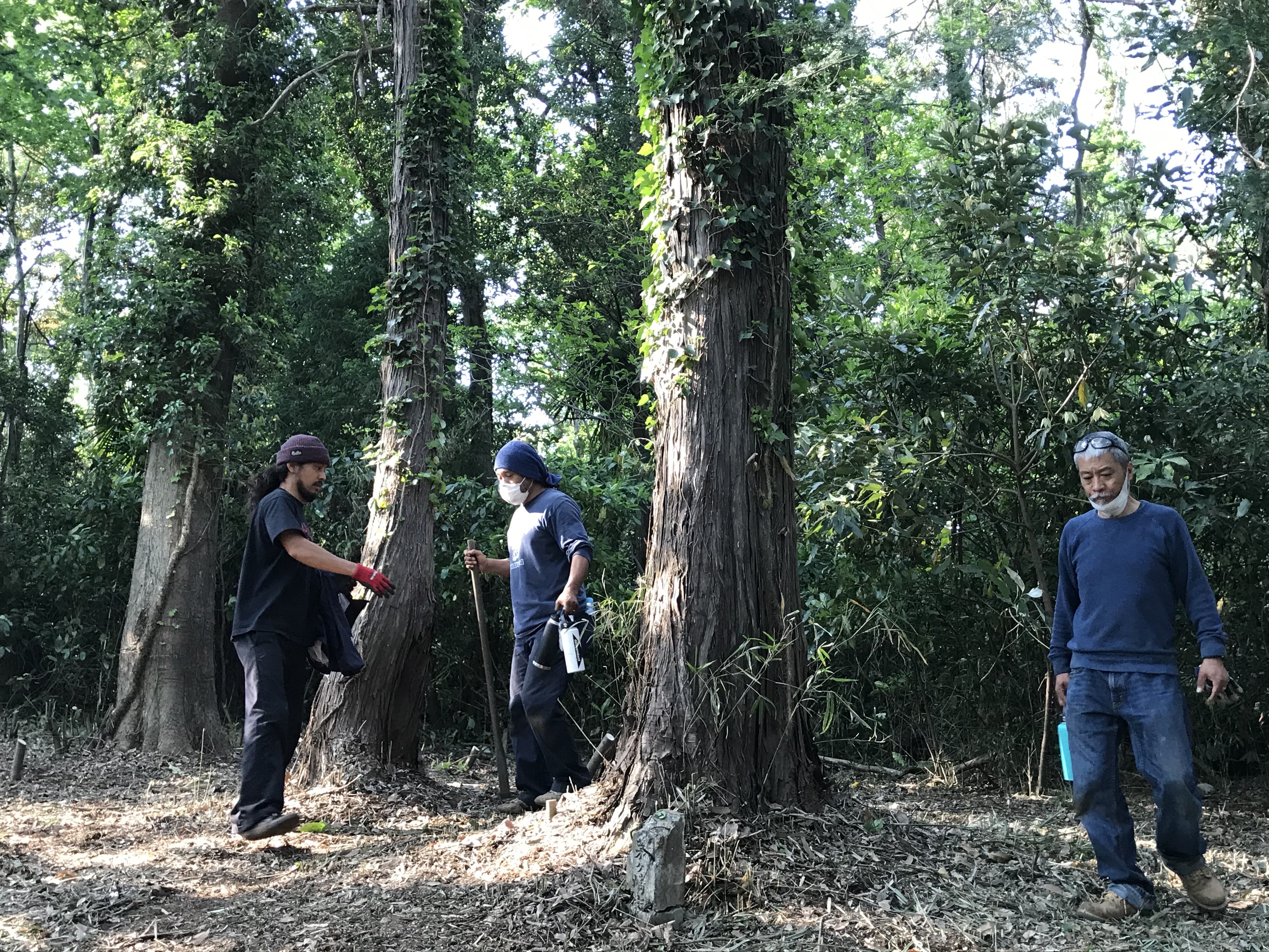旧友　ハンセン神谷氏と里山開拓