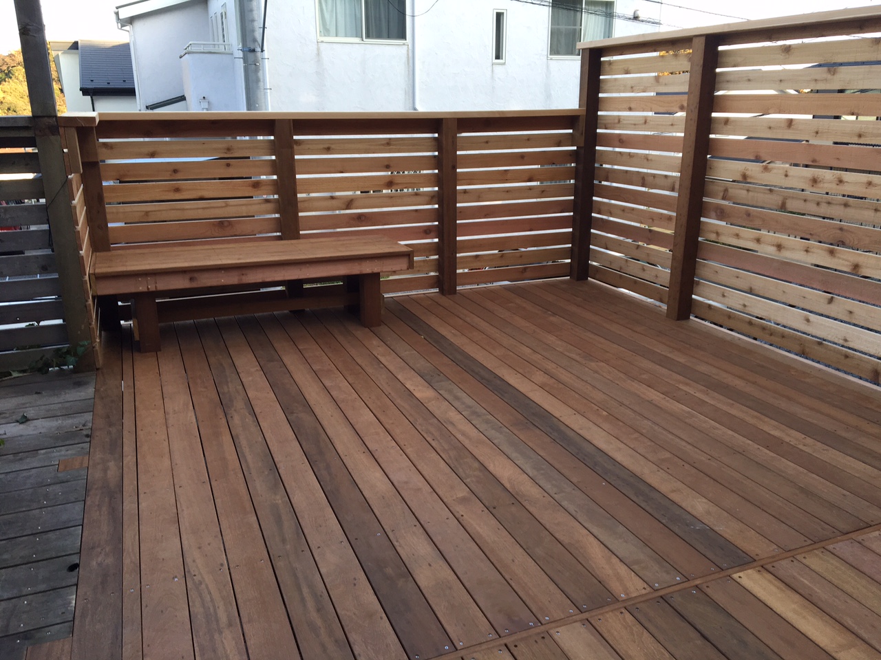 ウッドデッキの拡張