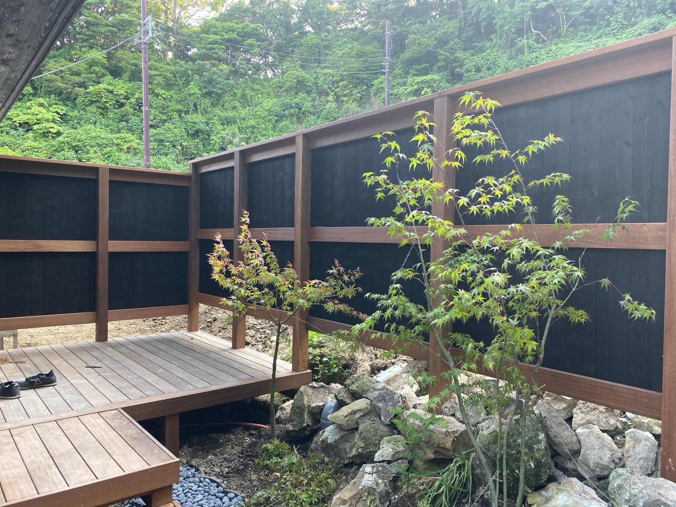 風呂からのバスコート　